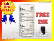 Genuine Monarch 1130 White Labels 10 Rolls & 1 FREE INK picture