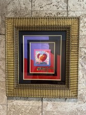 Peter Max.   Signed  Ooak Framed  picture
