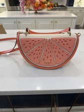 Limited Edition Kate Spade Watermelon Slice Crossbody Purse picture