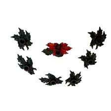 Vintage Cast Iron Holiday Candle Holders (Set of 7) picture
