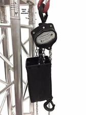 1 Ton 2000 LB Hand Chain Block Manual Hand Hoist with 26' Lift DJ Trussing Truss picture