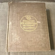 Webster’s New International Dictionary 2nd Ed Unabridged 1956 HC Merriam picture