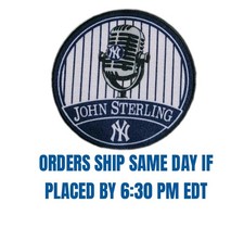 New York Yankees John Sterling Memorial Jersey Patch picture