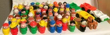You Choose Vintage Fisher Price Little People 60+ Different Figures Sesame St+ picture