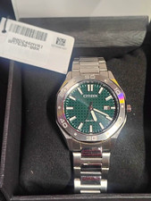 Citizen ,mens Odyn sport watch , eco-drive,41mm  green dial  picture