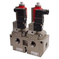 SMC VG342R-5DZ-06N-S1-X87 Dual Residual Pressure Release Valve 3/4NPT 24VDC Coil picture