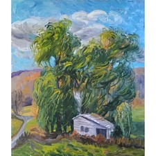 Original 1970 Oil Painting 