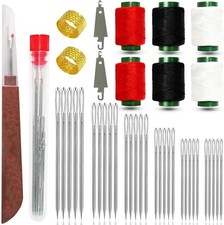 42PCS Big Eye Steel Sewing Needles Kit, Stainless Steel Needles for Hand Sewing picture