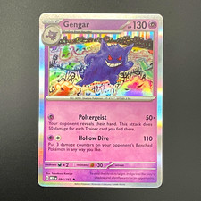 Pokemon TCG SV 151 Gengar Holo Rare 094/165 English 130HP picture