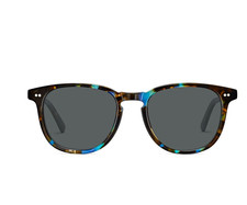CARFIA CA5285 C07 Polarized Sunglasses Blue Tortoise 49-19-145 New picture