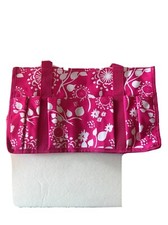 Thirty one Tote Bag organize Keep It Caddy Pink Floral Brushstrokes picture