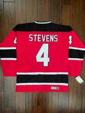 Vintage Scott Stevens New Jersey Devils Red 