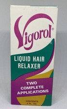 Vigorol Liquid Hair Relaxer Two Complete Applications - 4 oz VTG stock HTF picture