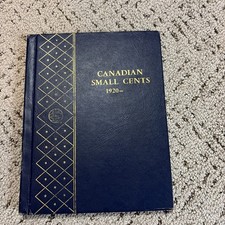Complete Set of Canada Small Cents (1920-1969) DELUXE WHITMAN Folder 1c Penny picture
