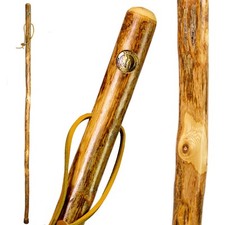 Brazos American Hardwood Walking Stick Handcrafted Hiking Support Made in USA picture