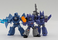 COMBO Blokees Defender TF: The Movie 3-Pack Galvatron, Cyclonus, Scourge Kits picture