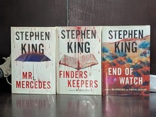 ​Stephen King Bill Hodges Trilogy 1st/1st Set Mr Mercedes Finders Keepers Watch picture