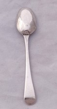 George III Sterling Silver Shell Back Toy Spoon c1770 Maker: Thomas Dealtry picture