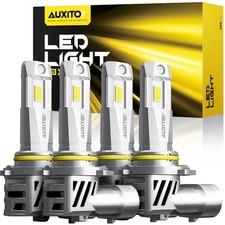 4pcs AUXITO 9005 9006 LED Combo Bulbs Kit for Headlight High Low Beam 6500K Lamp picture
