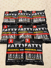 Fatty Original Minis Smoked Beef Meat Sticks 5-Pack x8 bags Gluten Free No MSG picture