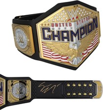 Sami Zayn WWE Autographed United States Championship Replica Title Belt picture