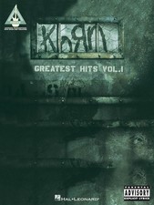 Korn Greatest Hits Vol 1 Guitar Tab Sheet Music 18 Metal Songs Book picture