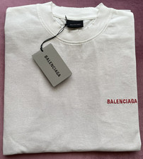 BALENCIAGA MEN'S WHITE T-SHIRT SMALL picture