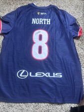 Charlotte North #8 Authentic Jersey Lacrosse Signed Women’s Size Jsa Extra Large picture