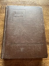 Bacon’s Essay Macmillan's Pocket Classics Francis bacon Counsels Civil 1923 picture