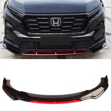 For Honda HR-V Universal Front Bumper Lip Spoiler Splitter Gloss Black Red picture