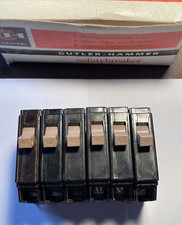 Lot of 6 CH140 Eaton Cutler Hammer 40 Amp 1P Circuit Breaker NOS picture