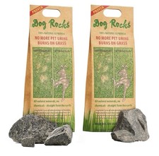 2 Sets of Dog Rocks 200g Natural Solution Reduces Urine Burn Marks on Grass Safe picture