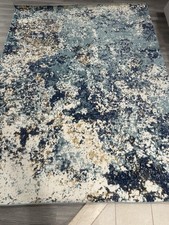 Luxe Weavers Beverly Collection Modern Abstract Indoor Area Rug 6490A Blue picture