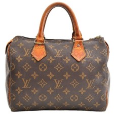 Authentic Louis Vuitton Monogram Speedy 25 Boston Hand Bag M41528 LV AD268 picture