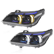 For BMW 5Series E60 520 523 525 2003-10  Front Lamps Upgrade LED Tusk Headlights picture