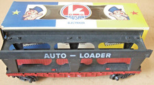RARE MEXICAN KUSAN CPA-100 AUTO LOADER FLATCAR w/ #3 COUPLERS & SPANISH BOX picture