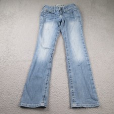 Ariat R.E.A.L Jeans Womens 26S Blue Bootcut Denim Western Ranchwear Rodeo picture