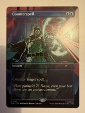 Magic the Gathering Counterspell 7123 Secret Lair Doctor Doom Bonus Card picture