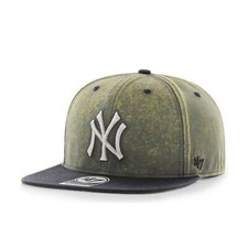 Mens 47 Brand NY Yankees Cement Captain Snapback - Vintage Navy picture