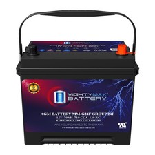 Mighty Max Battery MM-G24F BCI Group24F 12V 70 AH, 120RC 710 CCA AGM Car battery picture