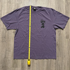 Stüssy Purple Double Dragon Tee - Men’s L - *NWOT* picture