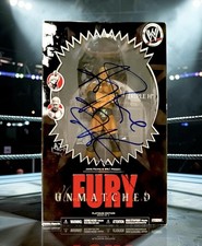WWE TRIPLE H SIGNED UNMATCHED FURY SERIES 2 TOY ACTION FIGURE WITH JSA COA RARE picture