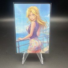 Mai Valentine Holographic Anime Collectible Trading Card picture