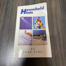Vintage 1996 Household Hints by June King Home Improvement Tips Cleaning Hacks picture