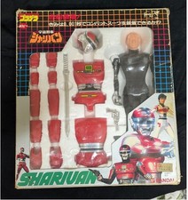 Space Sherrif Sharivan Henshin Figure pradera Shaider Gavan 80s Popy bandai rare picture