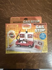 1985 Matchbox Motorcity Gas Stop #1404, factory sealed, Kmart sticker, Macao picture