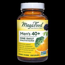 MegaFood Men 40 + One Daily 90 Tabs - Energy Metabolism, Immune, Muscle, Bone picture