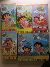 Nick Jr.  Dora The Explorer Tape Lot Of 6 Tapes Nickelodeon Kids picture