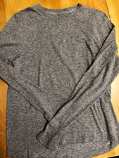 Lululemon Gray Long Sleeve Oversized Activewear T-Shirt Size S picture