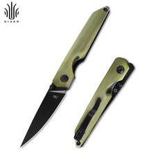 Kizer Shot Drop Point Folding Pocket Knife 154CM Blade Aluminium Handle V3677C2 picture